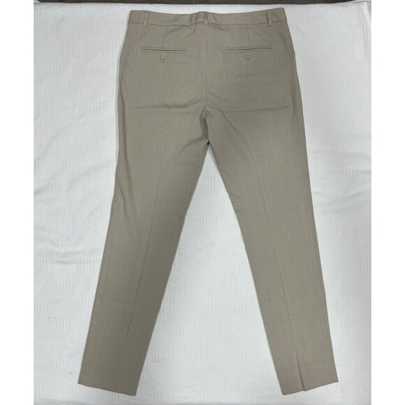 Dolce & Gabbana Dress Pants Tan Viscose Womens Size 46 Made in Italy Designer - Picture 2 of 5